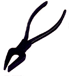 pliers - flatnose snapp-off pliers, 20 cm