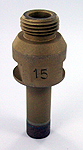 drill, diamond impregnated, EXTRA grade, dia. 15