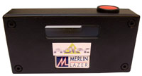 Merlin Lazer, toughened glass indicator