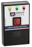 Merlin Lazer, dtecteur de verre  couche  faible E,