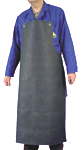 apron for custom moulder, grey PVC