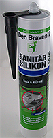 silicon elastomer mastic black