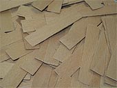 Keile aus Hartholz, Lnge 70 mm, Breite 15 mm, Dicke 1 mm, naturfarben x 1000 Keile