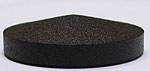 rosaces clipsables laiton, noir, conique, diam. 30 mm