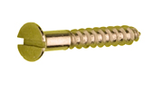 screws, brass countersunk head woodscrews, polished, 3X16mm x 100