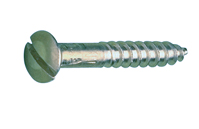 screws, brass tallow-drop woodscrews, chromed,  3,5X25mm x 100