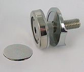 ADSLIDE - fixation verre/rail, inox bross