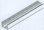 HAWA Junior 80/GP - ground rail for fixed glass panel