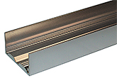 side slide  SECURITRACK 1,38m   bright anodised aluminium