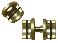 brackets dia. 20 mm, zamak, matt nickel