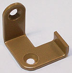 angle plate with stop, simple, RH fitting, bronze brass