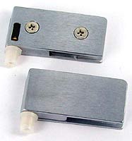 hinges, Economy range, 54 x 26 mm, 2 zamak faces, glazed chromed