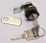 lock, different key numbers, black