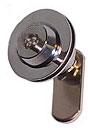 lock EXEC 37mm (disk), keyed alike, key not supplied, chromed brass (on request)