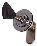 lock EXEC 37mm(disk), different key numbers , chromed brass