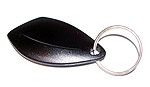 tag RFID with black key-ring