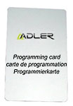 carte de programmation standard