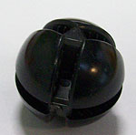 vitrine-ball at 120, 4 mm glass, black