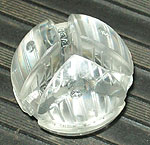 120 Vitrinenkugel, fr Dicke 4 mm, kristal