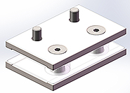 adaptation kit capsi clamp gl/gl.90 x2 aluminium raw