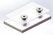 Adapterkit    capsi Scharnier   gl/gl.90 x2 Verchromt glnzend