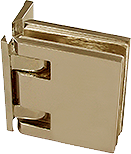 self-closing hinge reversi wall th.8 metal x2 gilded aluminium