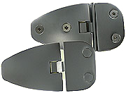 indexed hinge super venus gl/gl.180 x2  mat chrome brass