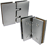 self-closing hinge isodouche gl/gl.180 x2  mat chrome brass