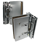 self-closing hinge isodouche gl/gl.90 x2  chrome brass