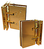 self-closing hinge isodouche gl/gl.90 x2  gilded  brass