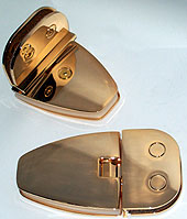 indexed hinge venus gl/gl.180 th.8 x2 gilded  brass