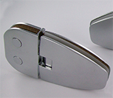 indexed hinge venus gl/gl.180 th.8 x2 mat chrome brass