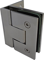 hinge  A.S. wall/glass indoor 304L   polished stainless steel