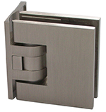 self-closing hinge minima wall plate wall/gl 90 x2  brushed nickel