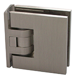 self-closing hinge minima no wall plate wall/gl 90 x2  brushed nickel