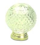 boule de rampe cristal, Taille riche