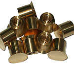 countersunk head cap nuts, brass polished