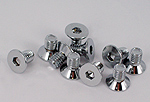 screws M6, 90 countersunk, length 10 mm, chromed brass