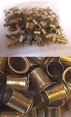 sockets without brackets, brass-plated steel