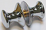 knob adler dia. 26 double  chromed  brass