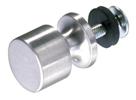 knob, single, dia. 16 mm, satin nickel