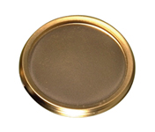 self-adhesive finger pull tabs  round     gilded