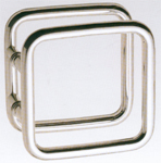 handles - Square - Polished stainless steel