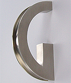 G-shaped handle A.S. laminated glass 55.2   BSS