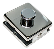 turn button lock, SEVAX range,  polished stainless steel