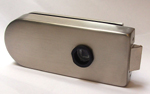 Latch set with double lever handle, polished