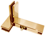 clip, top patch for highlite / sidelite with fin assembly and pivot, right, gold plated