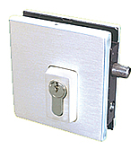 lock, high security corner, various key numbers, with cylinder protection. ELITE range, natural