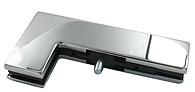 clip transom / side panel (hinge side). ELITE range, chromed