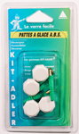 tabs, mirror-clips, white A.B.S